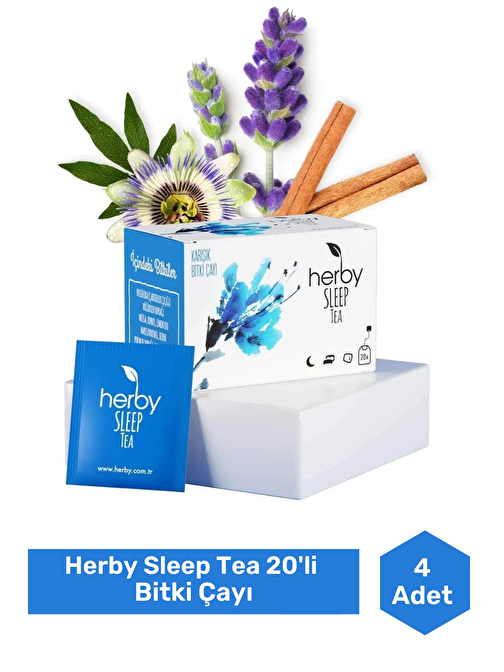Herby Sleep Tea 20'li Bitki Çayı - 4 Adet