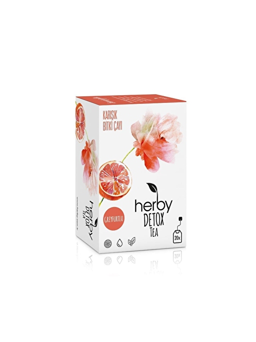 Herby Detox Tea Greyfurtlu 20'li Bitki Çayı