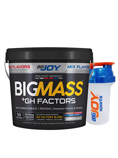 Bigjoy Sportsbigmass Ghfactors Mass Gainer 5000 Gr Mix Aroma Karbonhidrat Tozu