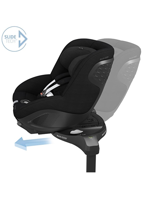 Maxi-Cosi Mica 360 Pro I-Size SlideTech Kızaklı İsofix'li Dönebilir Yatabilir 0-18 Kg Bebek Oto Koltuğu Authentic Black