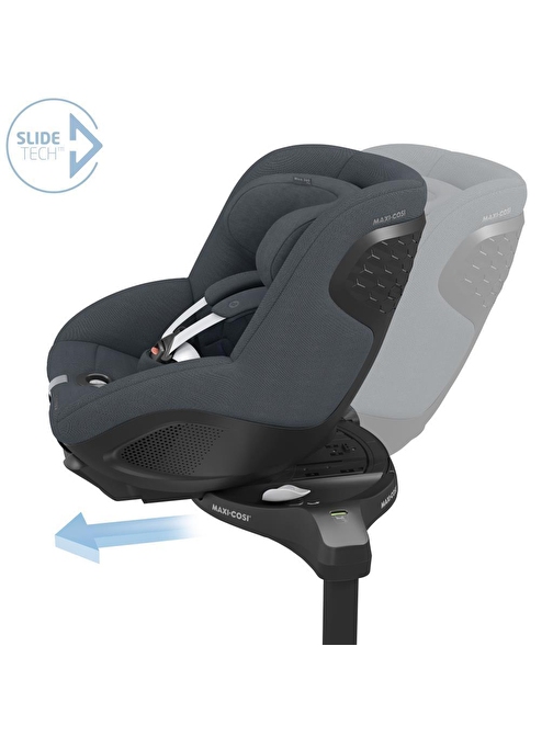 Maxi-Cosi Mica 360 Pro I-Size SlideTech Kızaklı İsofix'li Dönebilir Yatabilir 0-18 Kg Bebek Oto Koltuğu Authentic Graphite