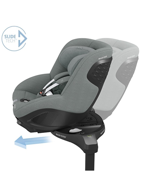 Maxi-Cosi Mica 360 Pro I-Size SlideTech Kızaklı İsofix'li Dönebilir Yatabilir 0-18 Kg Bebek Oto Koltuğu Authentic Grey