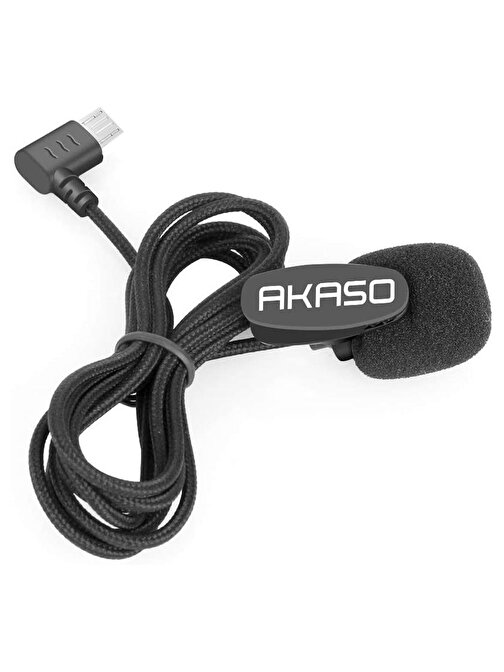Akaso Micro USB Girişli Aksiyon Kamera Mikrofonu (EK7000Pro, Brave4, B4Pro, V50X, Brave 7LE uyumlu)