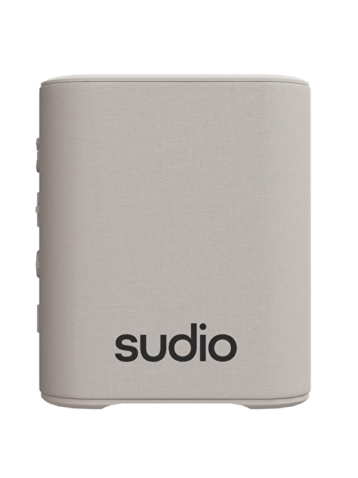 Sudio S2 Beige White IPX5 4.5 Saat Kullanım Bluetooth Taşınabilir Hoparlör