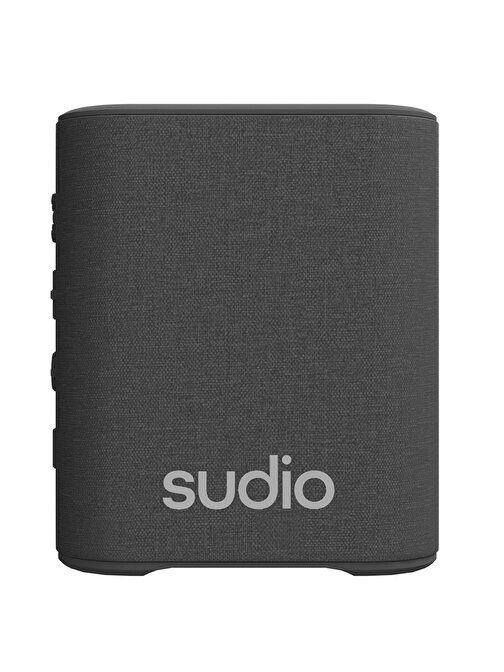 Sudio S2 Siyah IPX5 4.5 Saat Kullanım Bluetooth Taşınabilir Hoparlör