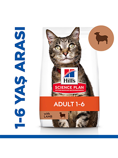 Hill’s SCIENCE PLAN Adult Lamb Kuzulu Yetişkin Kedi Maması 3 Kg