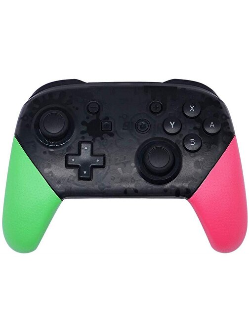 Cosmostech Switch Ve Pc Uyumlu Pro Controller Kablosuz Oyun Kolu Yeşil-Pembe