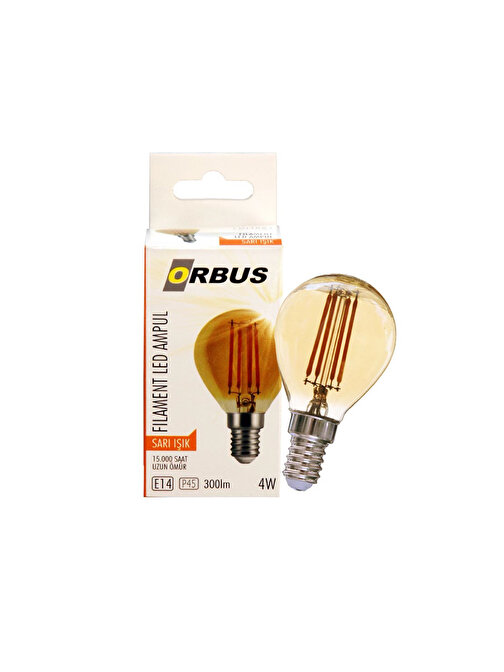 Orbus Orb-PA45 4W AMBER E14 300Lm