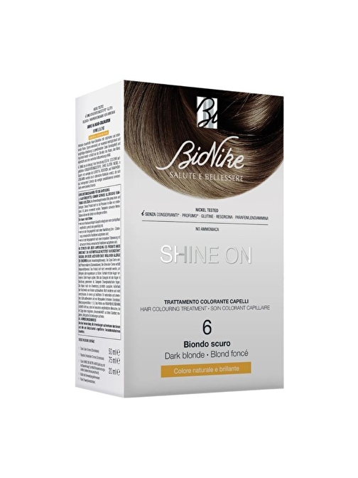 BIONIKE SHINE ON Hair Colouring Treatment No: 6 DARK BLONDE