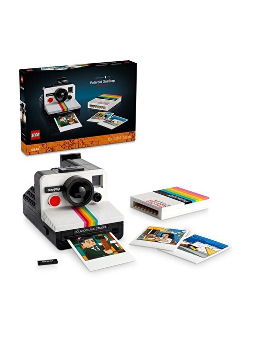Lego Ideas Polaroid OneStep SX-70 Kamera 21345,Koleksiyonluk ve Sergilenebilir Yaratıcı Model 516 Parça Yapım Seti