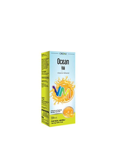 Ocean Vm Portakal Aromalı Şurup 150 ml