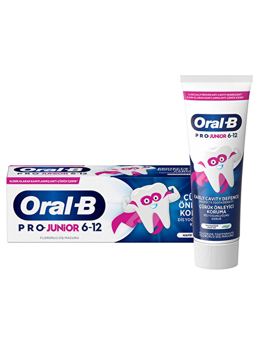 Oral-B Pro Junior Çürük Önleyici Koruma Diş Macunu 75 ml