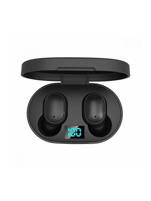 Polygold Siyah E6s Dijital Ekranlı Kablosuz Bluetooth Kulaklık 5.0v