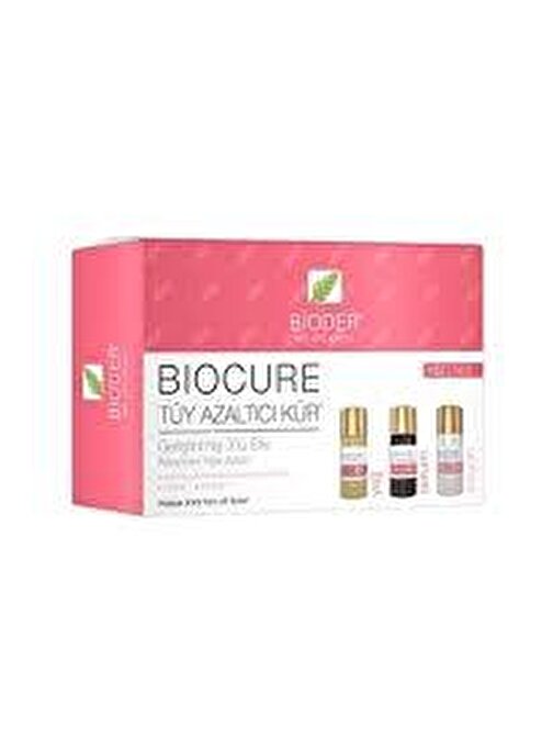 Bioder Biocure Cream Yüz Için Tüy Azaltıcı Kür 3x5ml