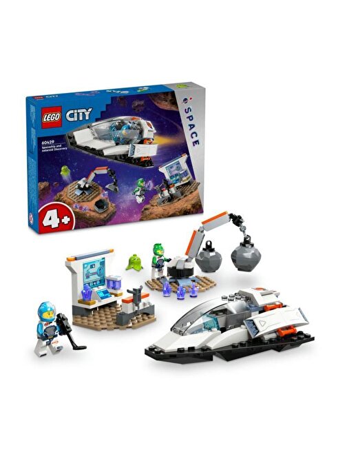Lego City Uzay Gemisi ve Asteroit Keşfi 60429,Uzay Laboratuvarı İçeren 126 Parça Yapım Seti