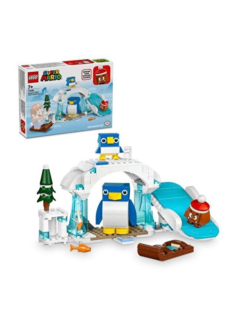 Lego Super Mario Penguin Ailesi Kar Macerası Ek Macera Seti 71430,Koleksiyonluk 228 Parça Yapım Seti