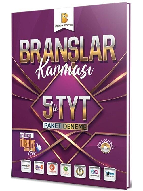 TYT Branşlar Karması 5 li Paket Deneme Krallar Karması