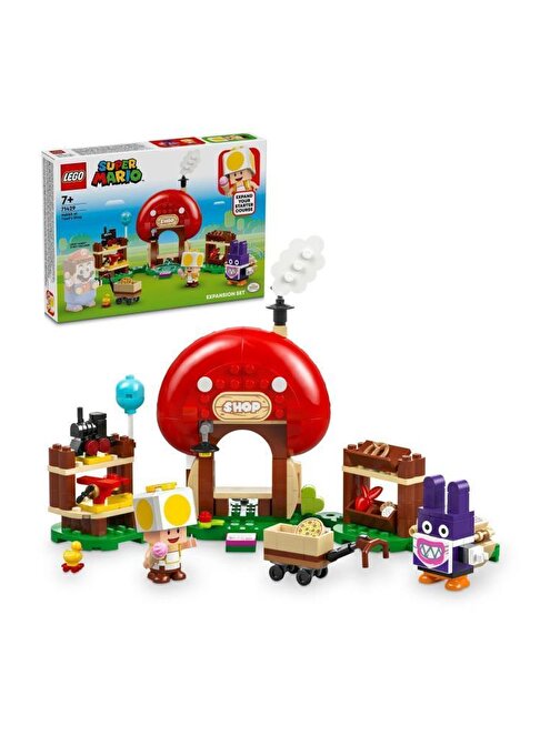 Lego Super Mario Nabbit Toad'un Dükkanında Ek Macera Seti 71429,Koleksiyonluk 230 Parça Yapım Seti