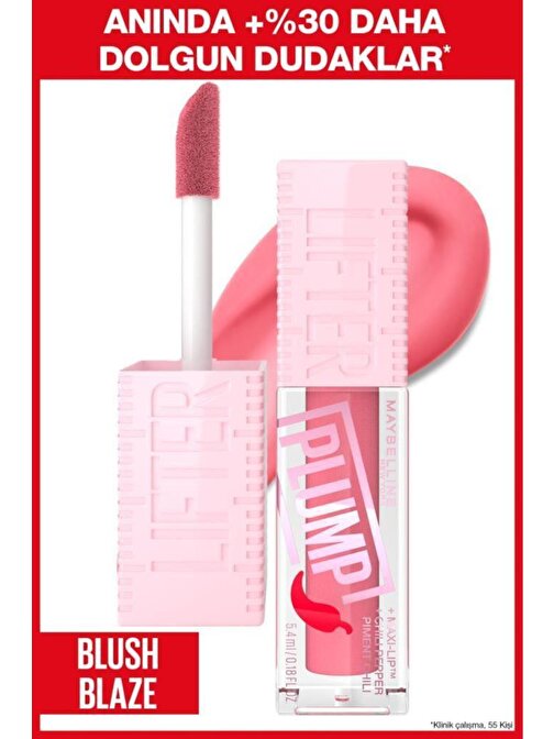 Maybelline New York Lifter Plump Dudak Parlatıcısı 001 Blush Blaze