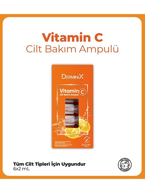 Derminix Vitamin C Cilt Bakım Ampulü