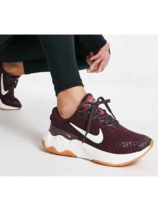 Nike W RENEW RIDE 3 Bordo Kırmızı Unisex Koşu Ayakkabısı Dc8184 601