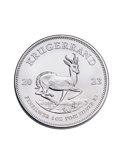 Valcambi Krugerrand (2023) 1 Ons Gümüş Sikke Coin (999.9)