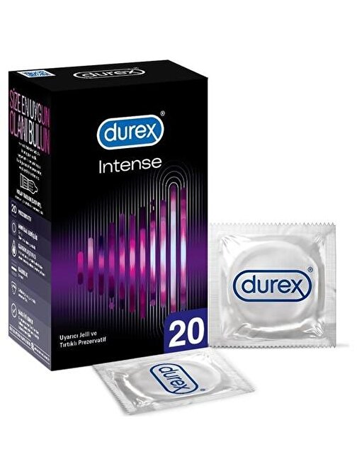 Durex Intense Uyarıcı Prezervatif 20 li