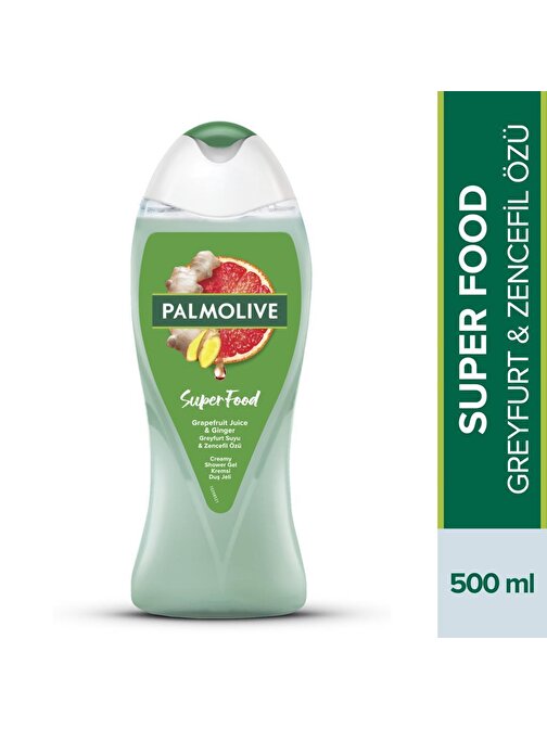 Palmolive Duş Jeli Superfood Greyfurt Suyu & Zencefil Özü 500 ml