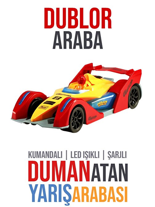 Uzaktan Kumandalı Formula 1 Duman Atan Yarış Arabası