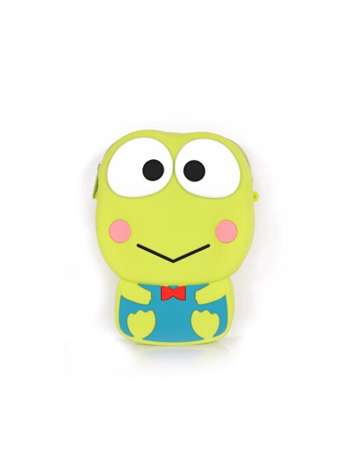 Ogi Mogi Toys Silikon Yeşil Kurbağa Omuz Çantası