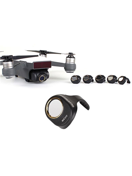 DJI Spark Gimbal Kamera HD MCUV Filtre Optik Lens