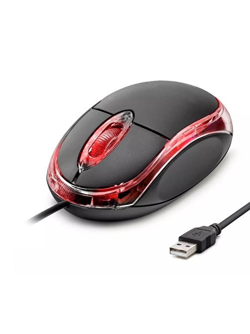 Concord C3 Işıklı USB Kablolu Mouse