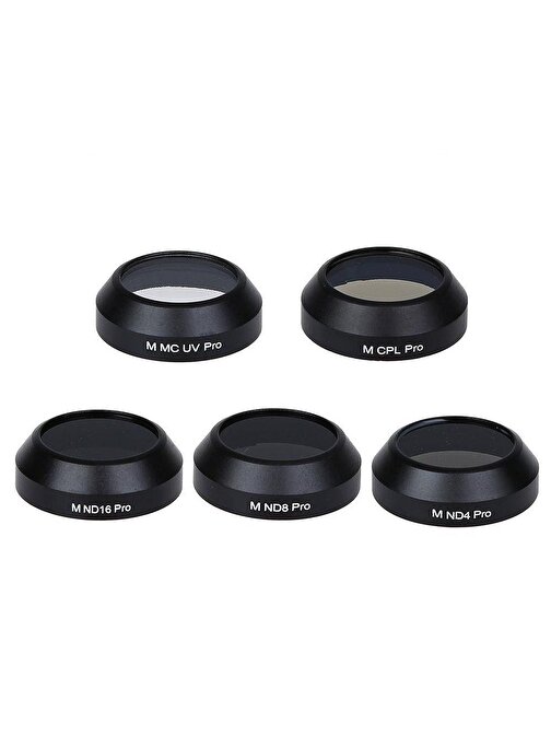 DJI Mavic Pro Gimbal Lens Filtre Set ND4-ND8-ND16-UV-CPL/HD
