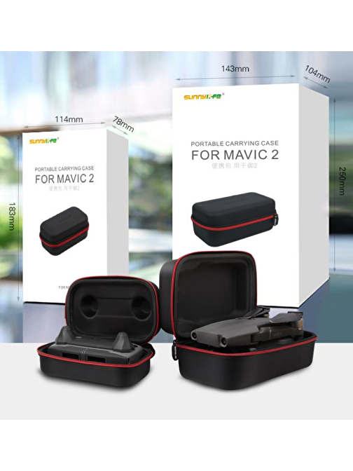 DJI Mavic 2 Pro Dron ve Kumanda Taşıma ve Saklama Çantası