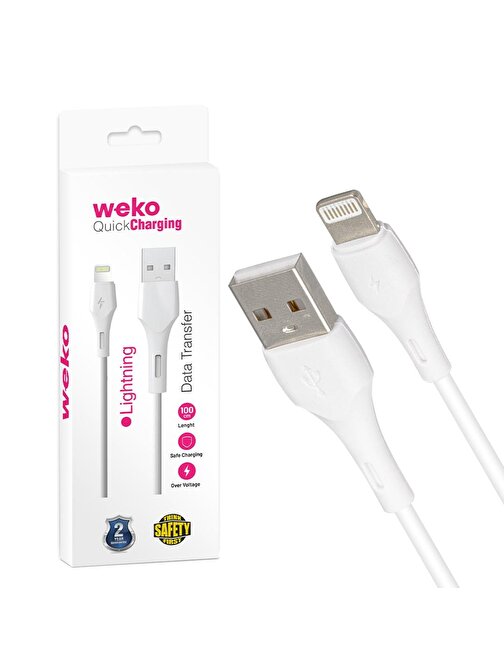 WEKO WK-22019 USB TO LIGHTNING 1 MT ŞARJ KABLOSU KUTULU (NO:5)