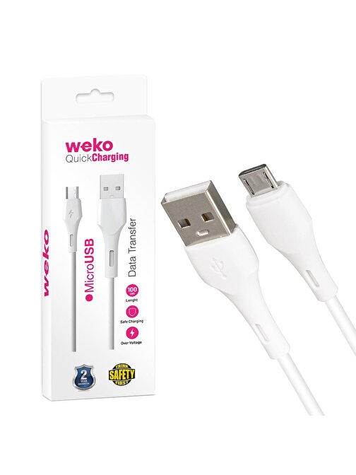 WEKO WK-22017 USB TO MICRO USB 1 MT ŞARJ KABLOSU KUTULU (NO:5)