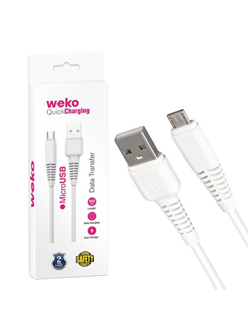 WEKO WK-22020 USB TO MICRO USB 1 MT ŞARJ KABLOSU (NO:2)