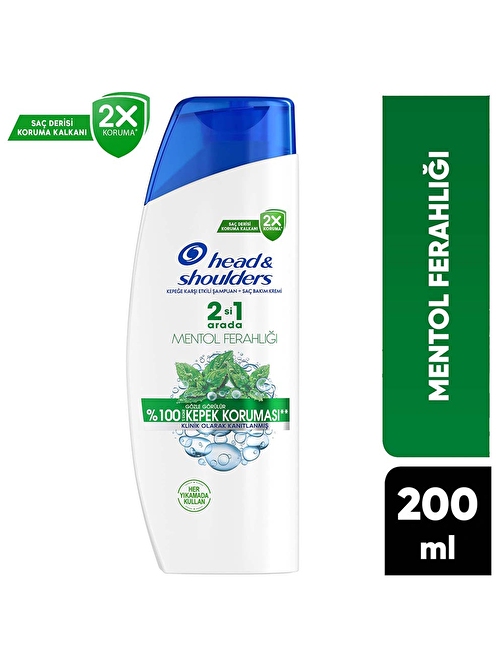 H&S Şampuan Mentol Ferahlığı 2in1 200 ml