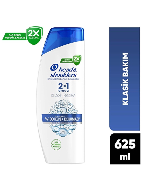 Head & Shoulders Klasik Bakım 2'si 1 Arada Kepek Karşıtı 625ML Şampuan