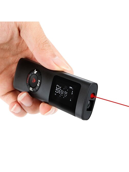 Mesafe Ölçer Test Aracı 40 M Ultra-Mini Cep Tipi USB Şarj Yüksek Doğruluk