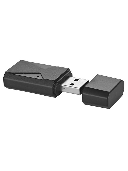 Usb Bt 5.0 Handsfree Kablosuz Verici Alıcı Stereo Ses Adaptörü Dahili Mikrofon Aux