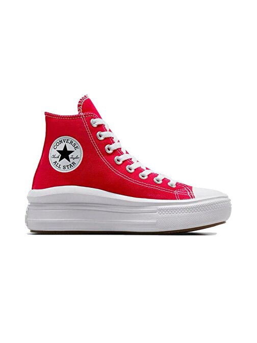 Converse Chuck Taylor All Star Move Kadın Günlük Ayakkabı A09073C Kırmızı