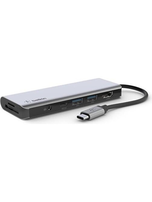 Belkin Usb-C 7 In 1 Multiport Çoklayıcı Adaptör / AVC009BTSGY