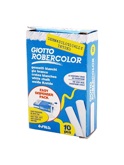 Giotto Robercolor Beyaz Tebeşir 10 Lu (538700)