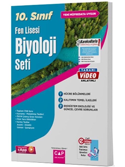 10.Sınıf Fen Lisesi Biyoloji Seti Çap Yayınları