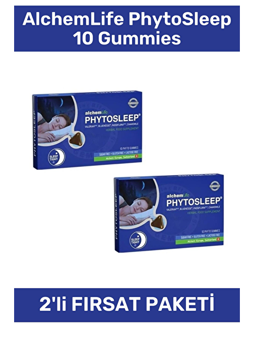 AlchemLife PhytoSleep 10 Gummies - 2 Adet