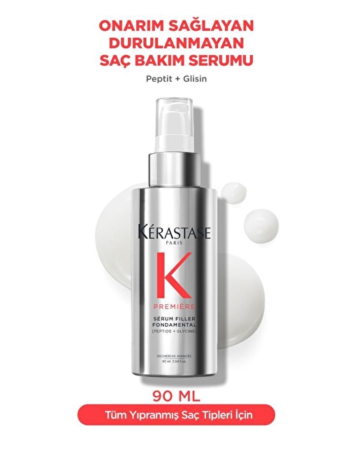 Kerastase Premiere Serum Filler Fondamental Elektriklenme Karşıtı Onarım Sağlayan Saç Serumu 90 ml