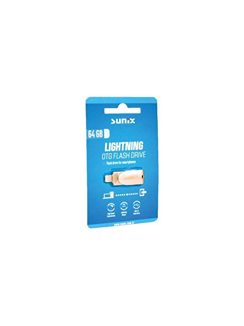 Sunix 64 GB OTG Flash Bellek Lightning