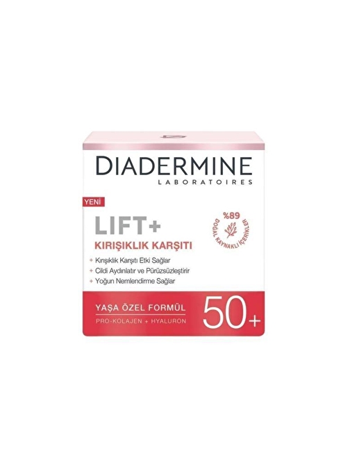 Diadermine Lift+Kırşıklık Karşıtı +50 Yaşa Özel Formül 50 ml