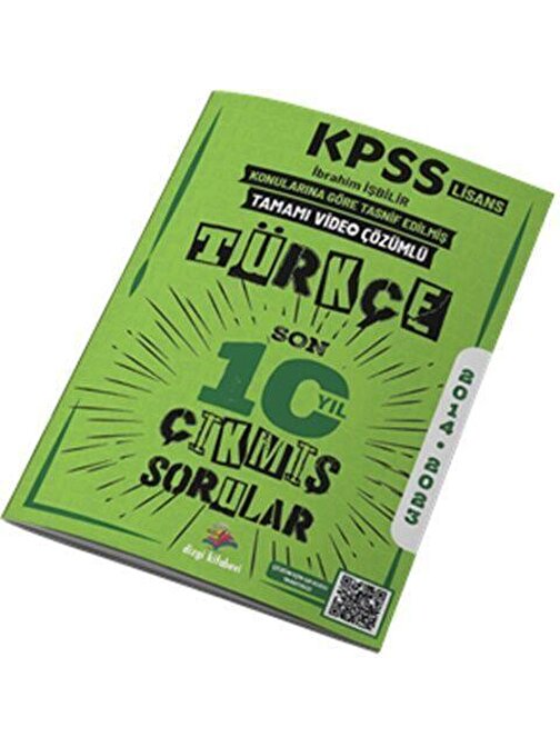KPSS Lisans Türkçe Son 10 Yıl Konu Konu Çıkmış Sorular Dizgi Kitap